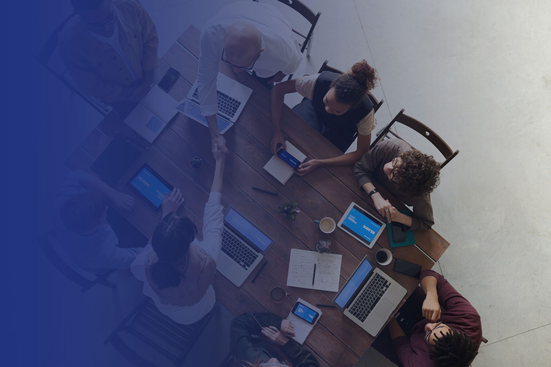 an image of a business meeting